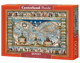 Puzzle Castorland Map of the World, 1639 2000 dílků