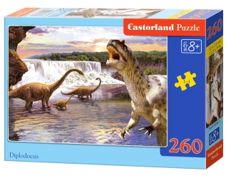 Puzzle Castorland Diplodocus 260 dílků