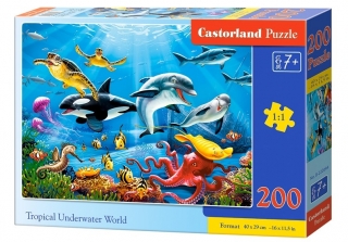 Puzzle Castorland Tropical Underwater World 200 dílků