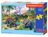 Puzzle Castorland Dinosaur Volcanos 120 dílků
