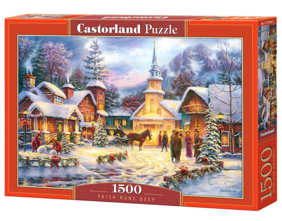 Puzzle Castorland Faith Runs Deep 1500 dílků