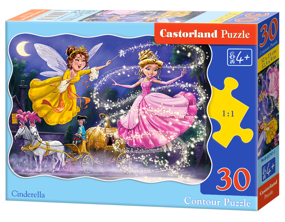 Puzzle Castorland Cinderella 30 dílků