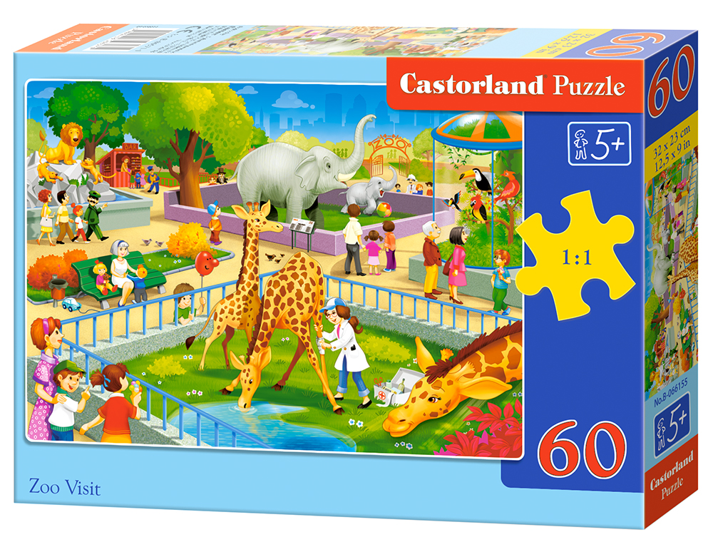 Puzzle Castorland Zoo Visit 60 dílků