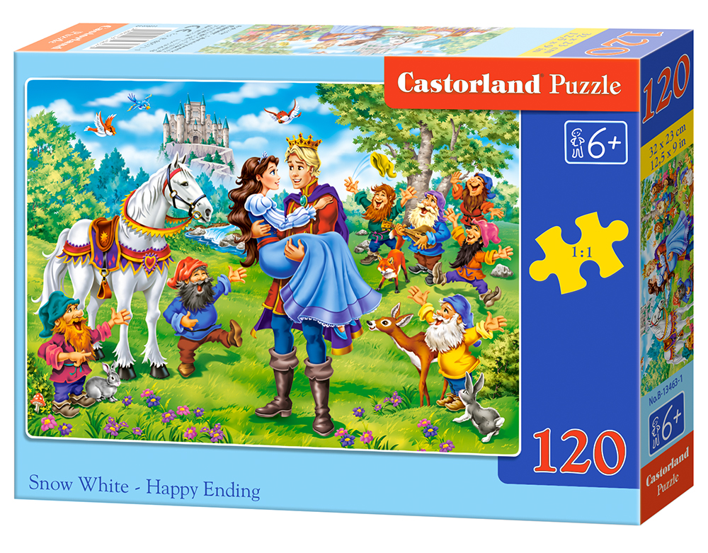 Puzzle Castorland Snow White - Happy Ending 120 dílků