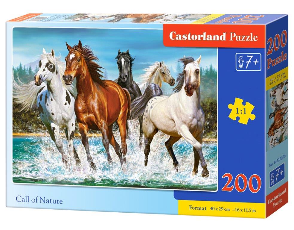 Puzzle Castorland Call of Nature 200 dílků
