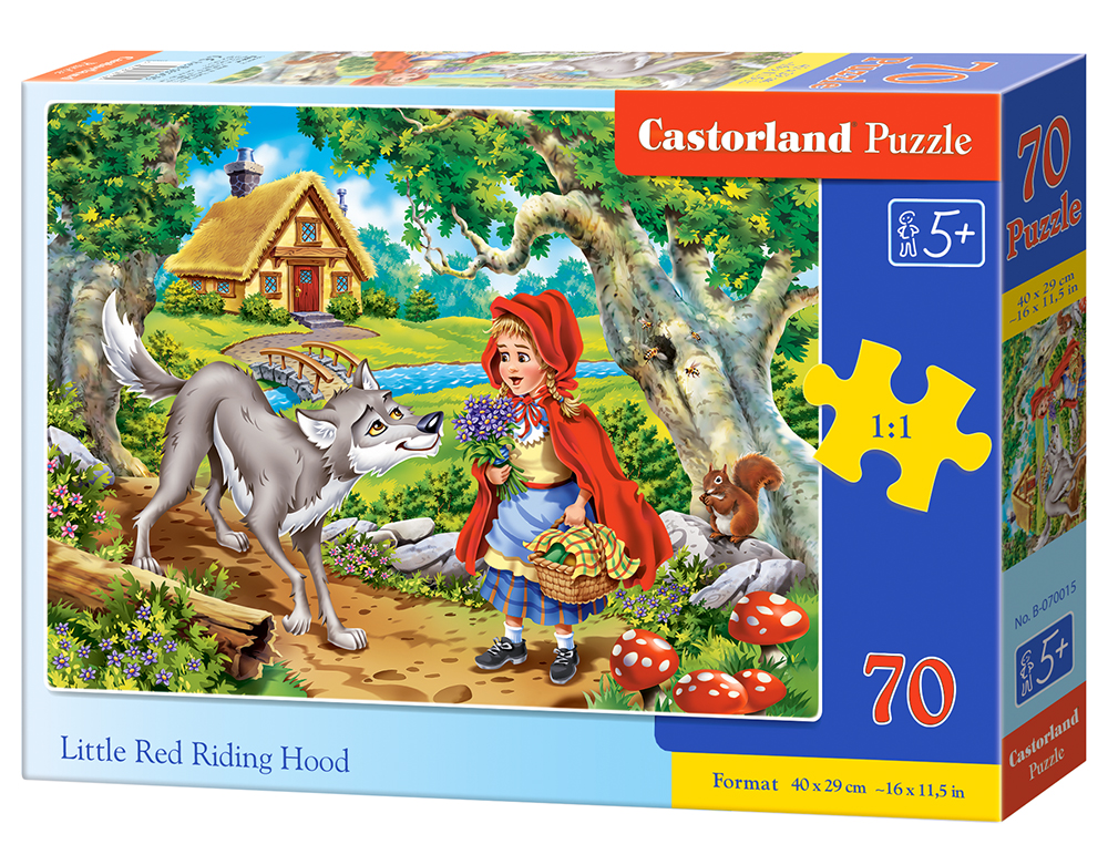 Puzzle Castorland Little Red Riding Hood 70 dílků