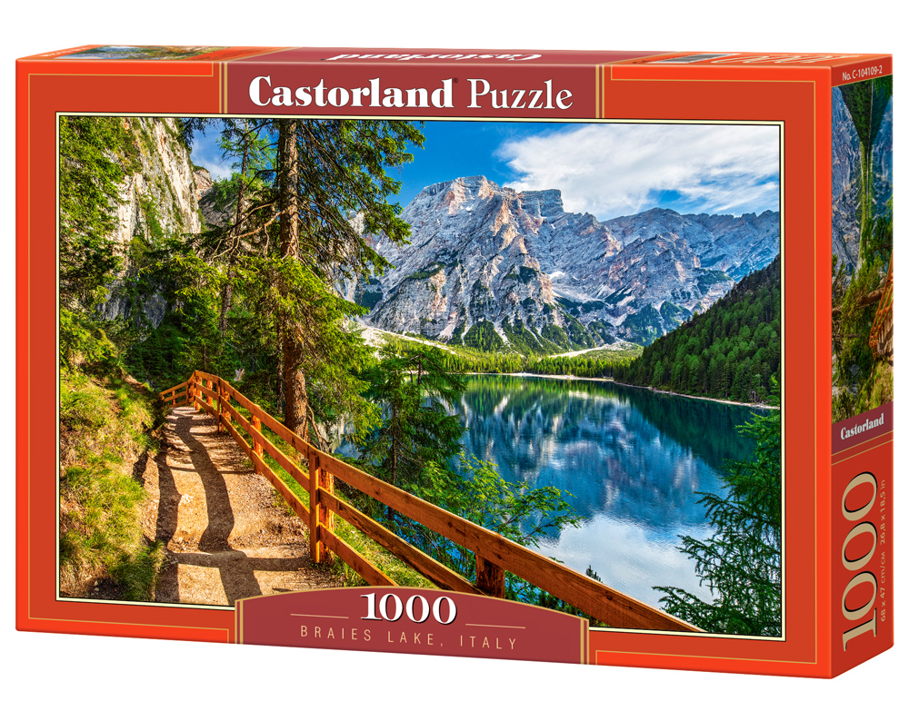 Puzzle Castorland Braies Lake, Italy 1000 dílků