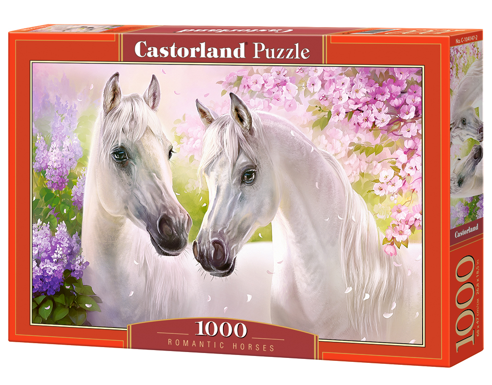 Puzzle Castorland Romantic Horses 1000 dílků