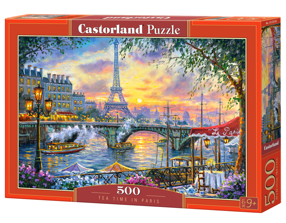Puzzle Castorland Tea Time in Paris 500 dílků