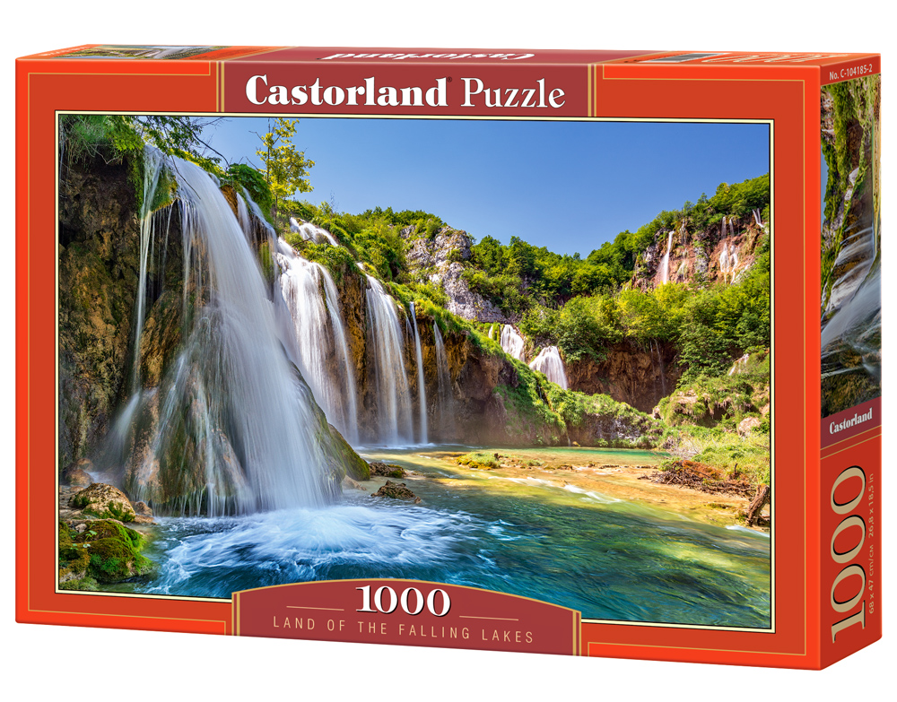 Puzzle Castorland Land of the Falling Lakes 1000 dílků