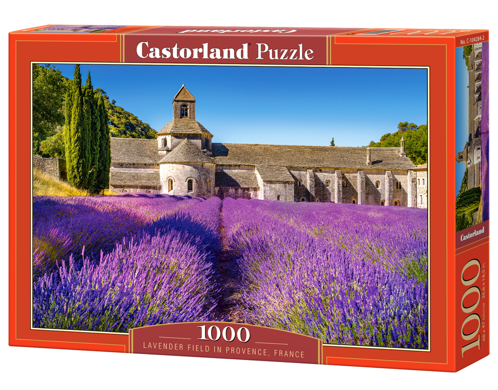 Puzzle Castorland Lavender Field in Provence, France 1000 dílků