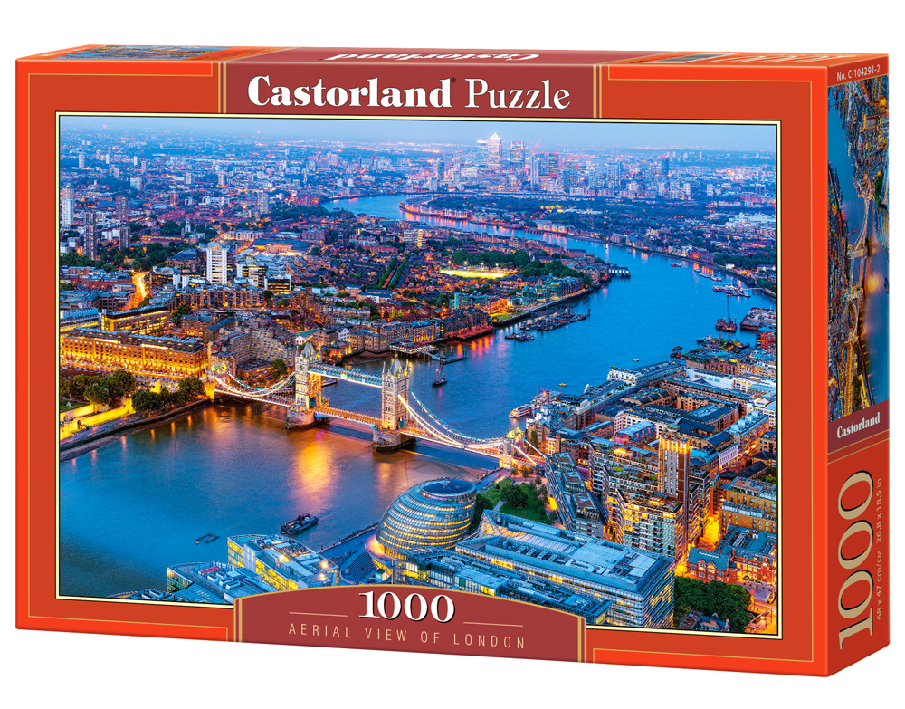 Puzzle Castorland Aerial View of London 1000 dílků