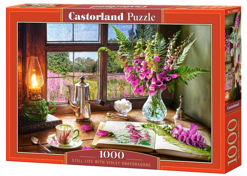 Puzzle Castorland Still Life with Violet Snapdragons  1000 dílků