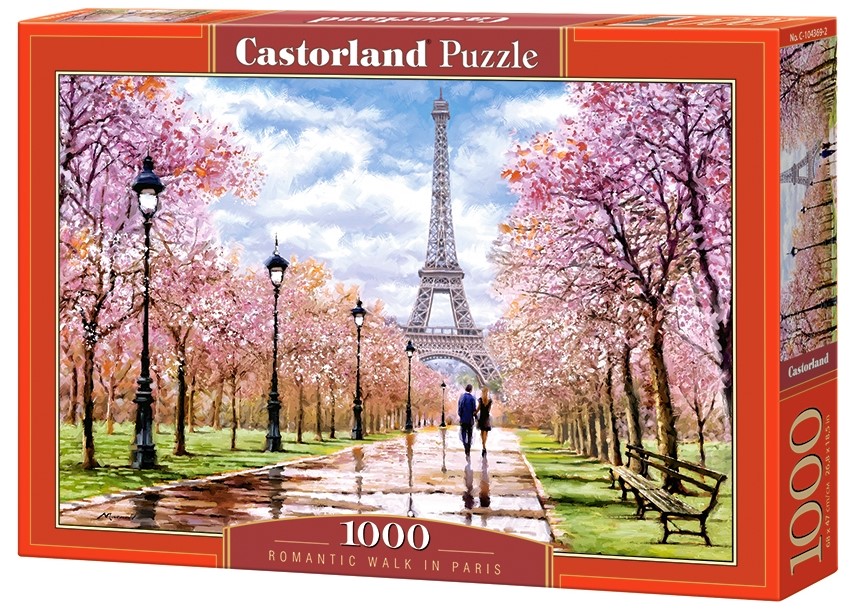 Puzzle Castorland Romantic Walk in Paris   1000 dílků