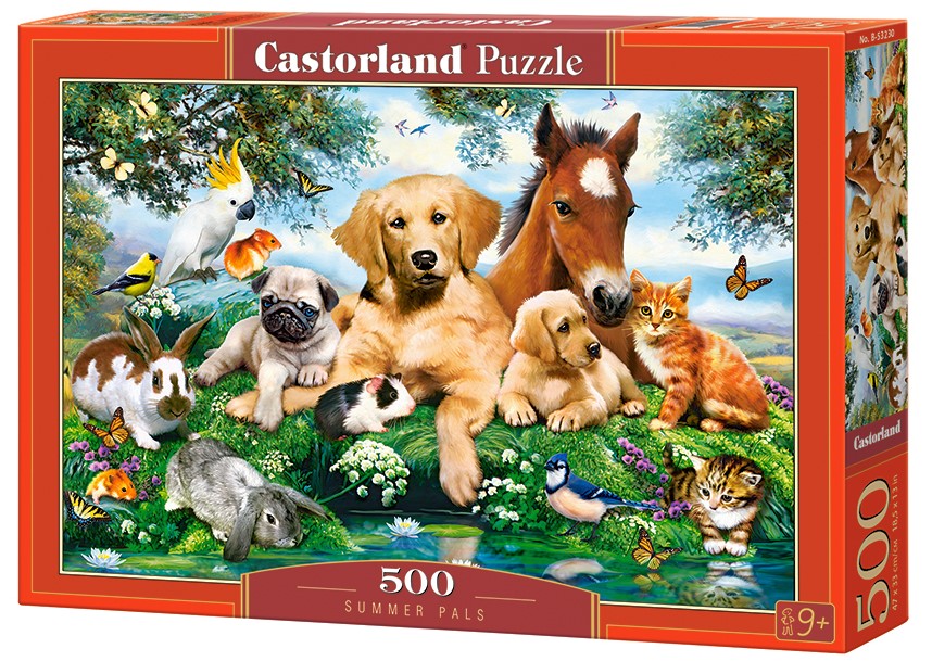 Puzzle Castorland Summer Pals 500 dílků