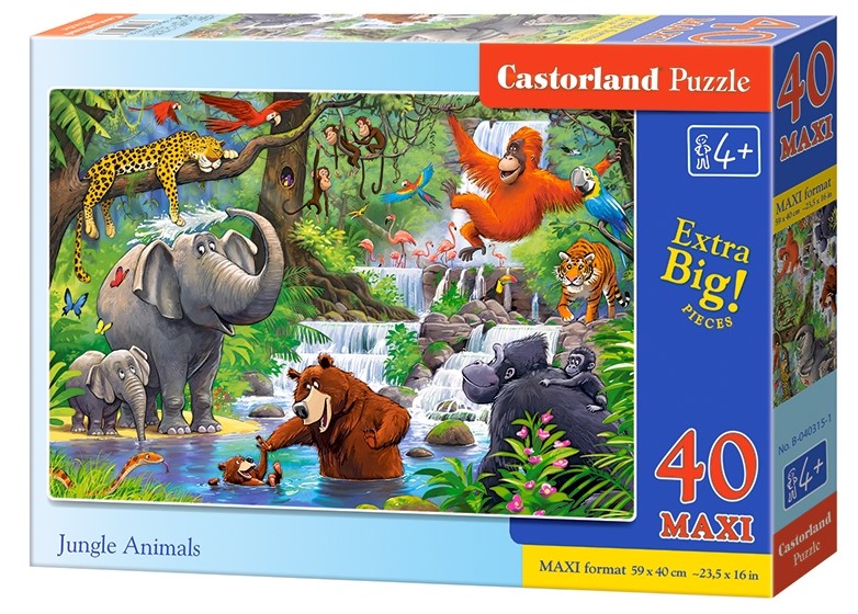 Puzzle Castorland Jungle Animals 40 dílků