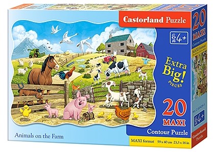 Puzzle Castorland Animals on the Farm  20 dílků