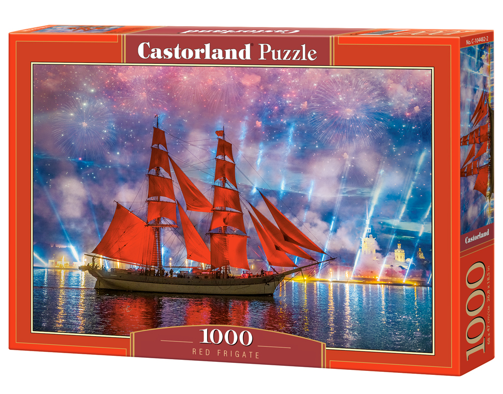 Puzzle Castorland Red Frigate 1000 dílků