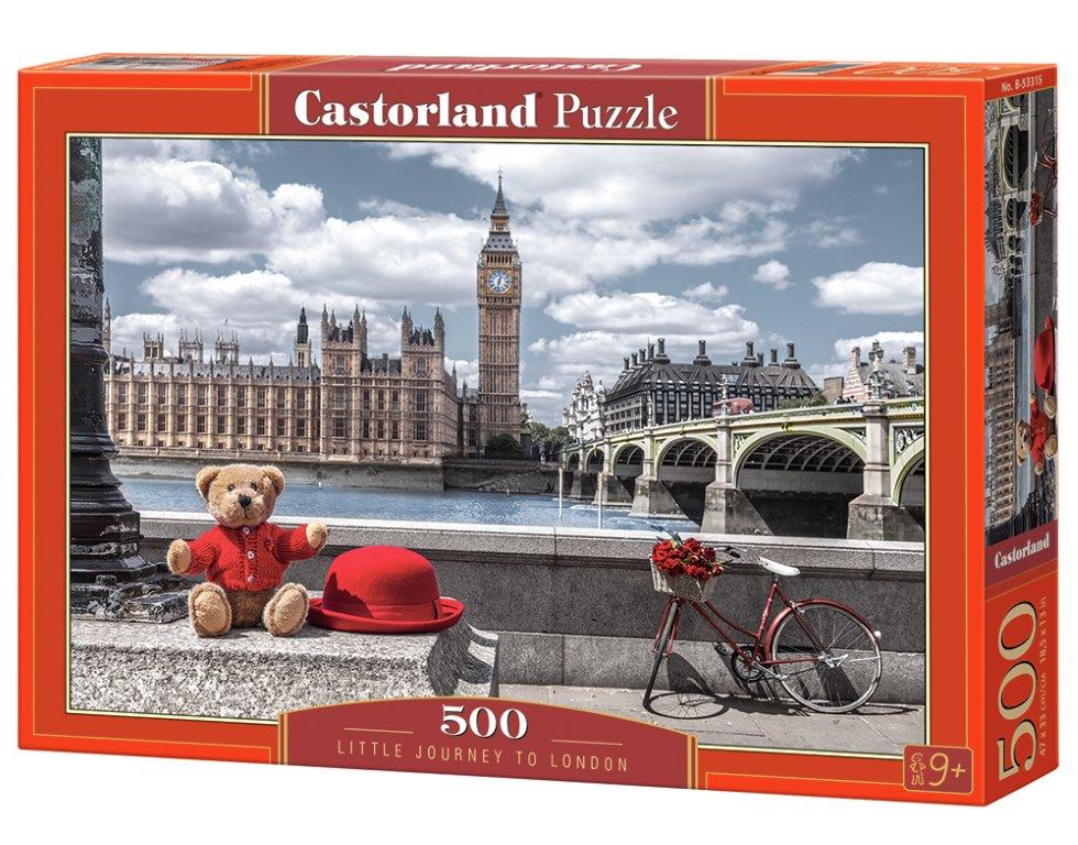 Puzzle Castorland Little Journey to London 500 dílků