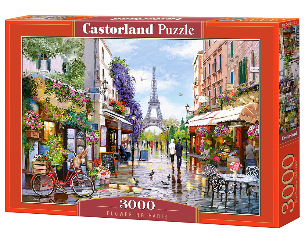 Puzzle Castorland Flowering Paris 3000 dílků