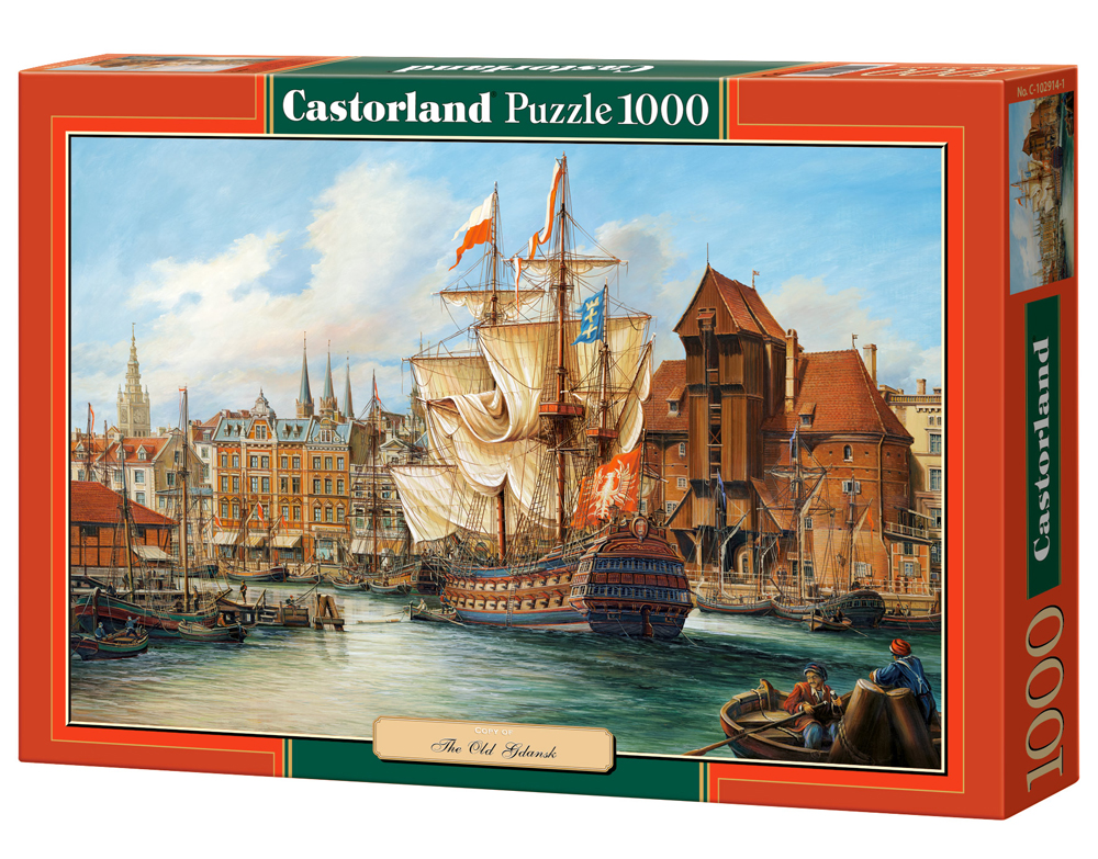Puzzle Castorland The Old Gdansk 1000 dílků