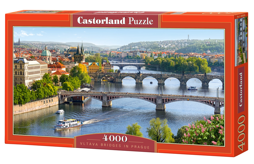 Puzzle Castorland Vltava Bridges in Prague 4000 dílků
