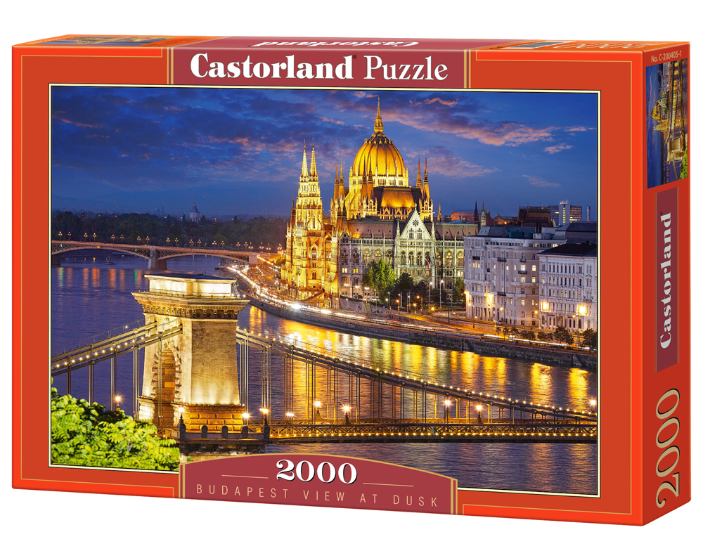 Puzzle Castorland Budapest view at dusk 2000 dílků