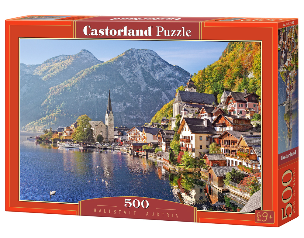 Puzzle Castorland Hallstatt, Austria 500 dílků