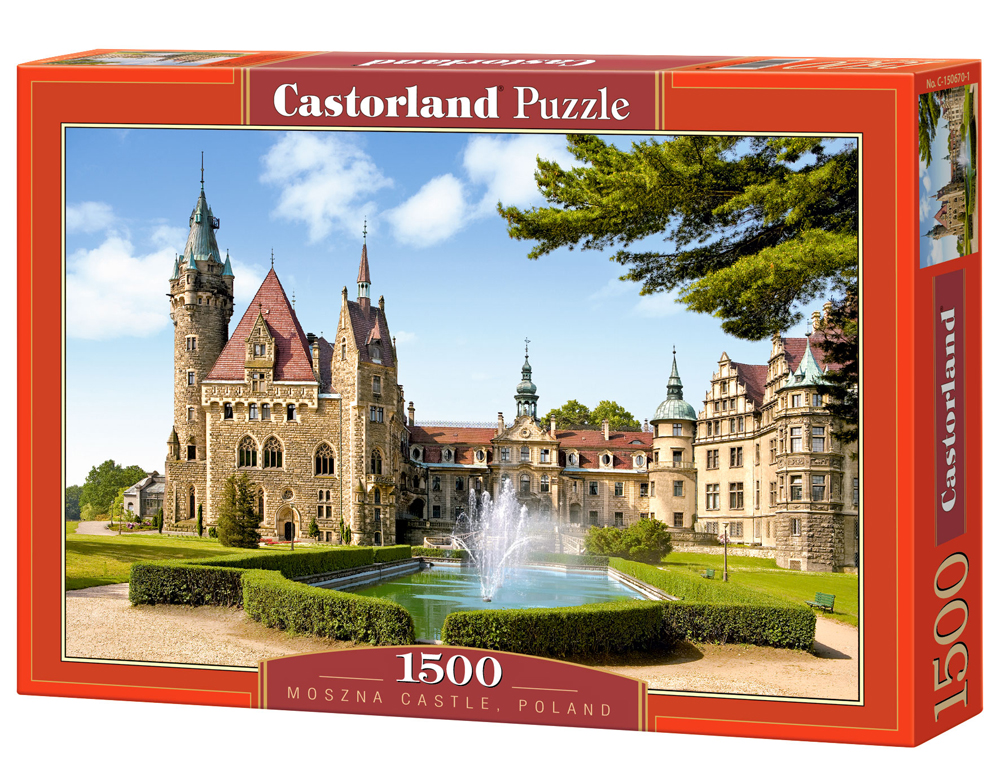 Puzzle Castorland Moszna Castle, Poland 1500 dílků