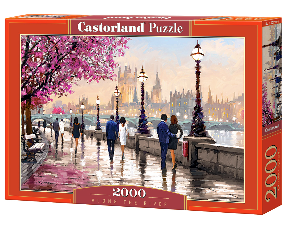 Puzzle Castorland Along the River 2000 dílků