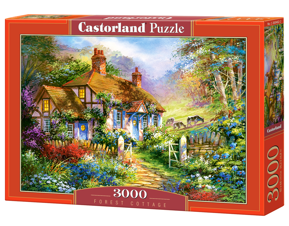 Puzzle Castorland Forest Cottage 3000 dílků