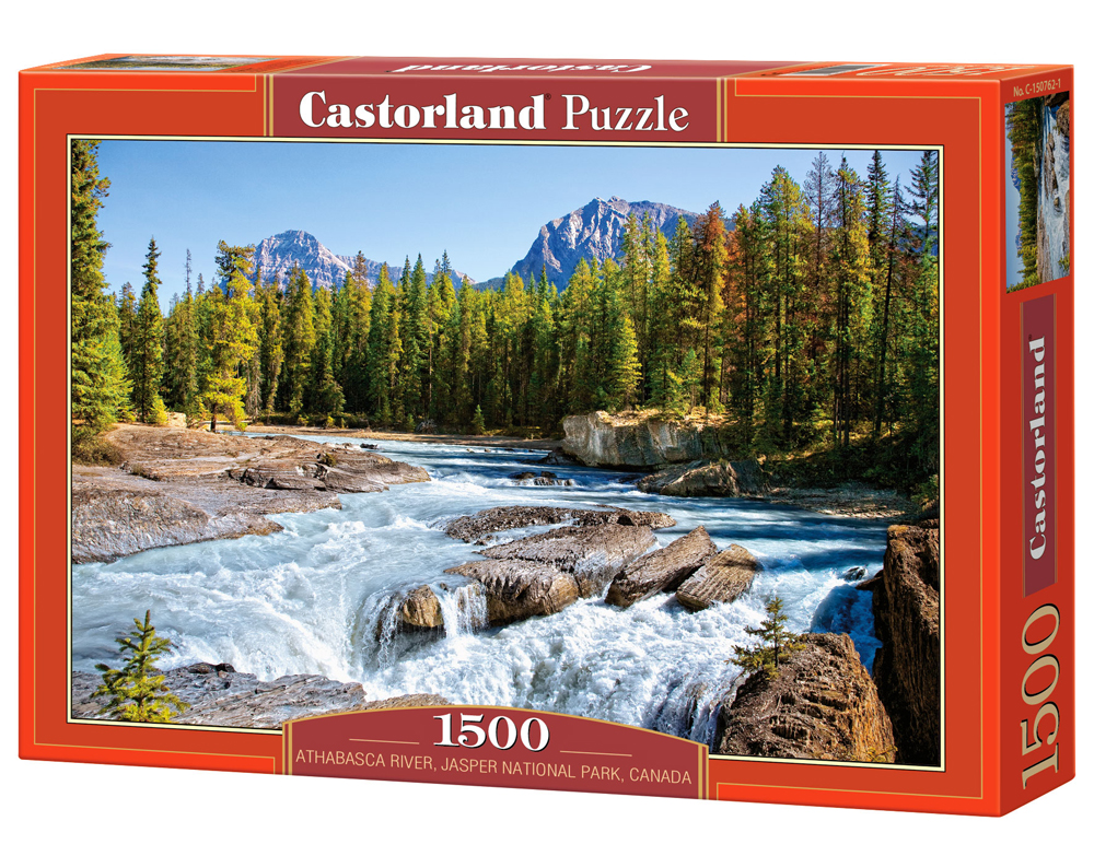 Puzzle Castorland Athabasca River, Jasper National Park, Canada. 1500 dílků