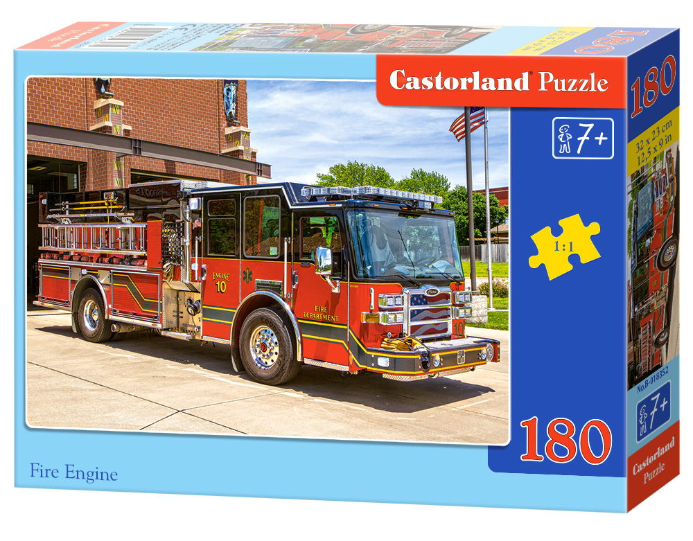 Puzzle Castorland Fire Engine 180 dílků
