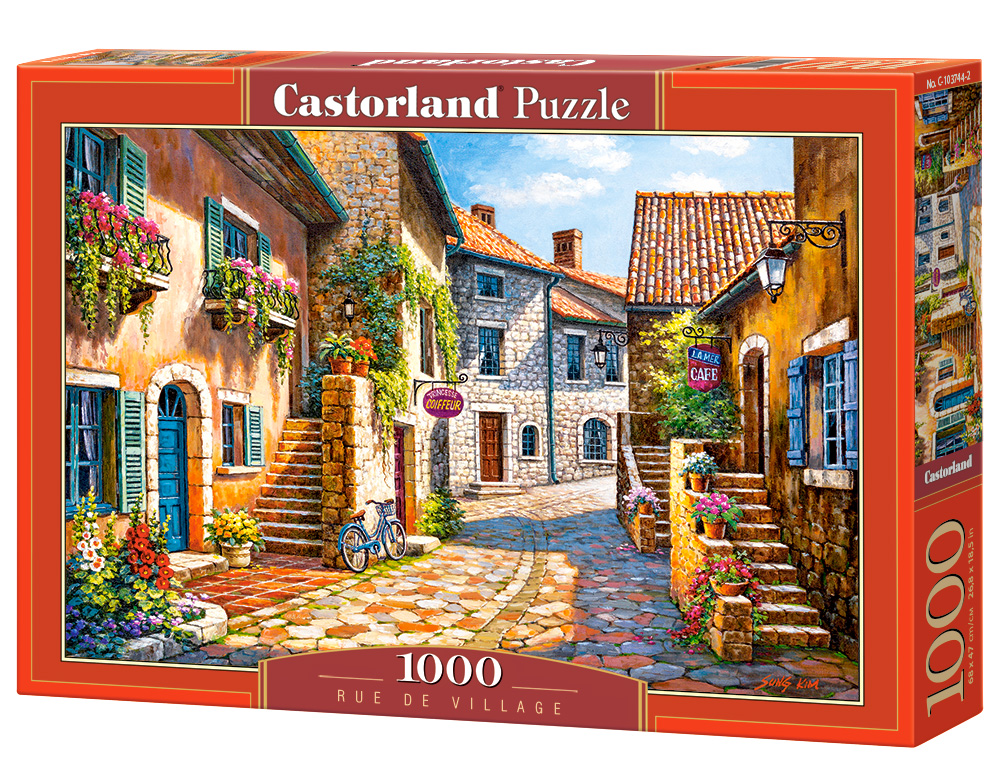 Puzzle Castorland Rue de Village 1000 dílků