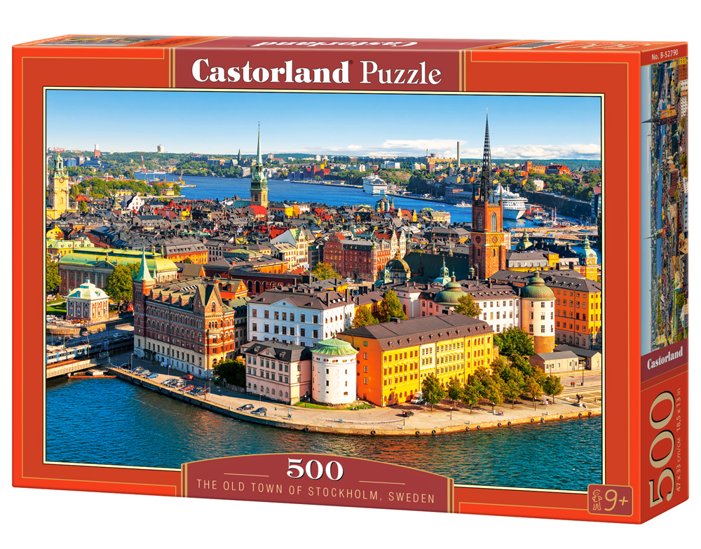 Puzzle Castorland The Old Town of Stockholm, Sweden 500 dílků