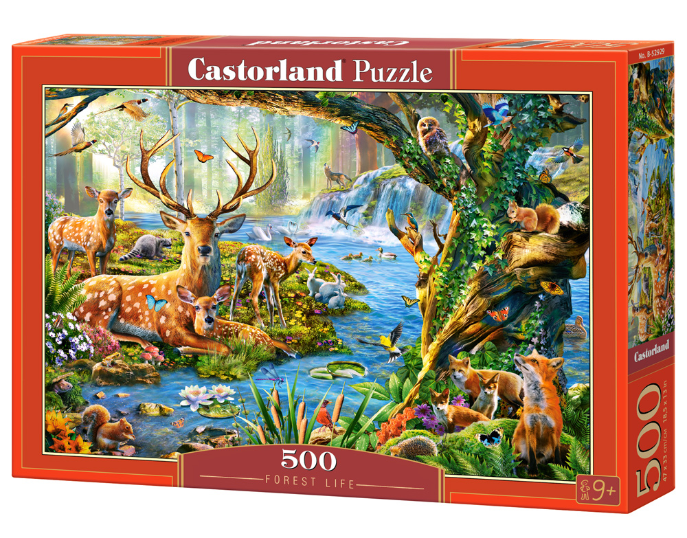 Puzzle Castorland Forest Life 500 dílků