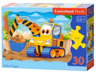 Puzzle Castorland Yellow Digger 30 dílků