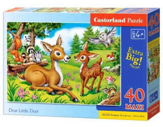 Puzzle Castorland Dear Little Deer 40 dílků