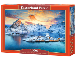 Sunrise on Sakrisoy, Lofoten, Norway