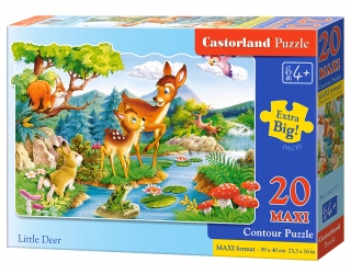 Puzzle Castorland Little Deers 20 dílků