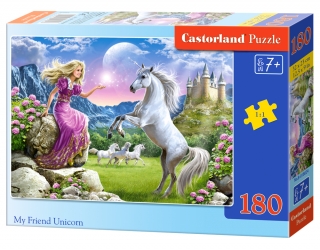 Puzzle Castorland My Friend Unicorn  180 dílků