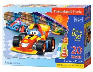 Puzzle Castorland Racing Action  20 dílků