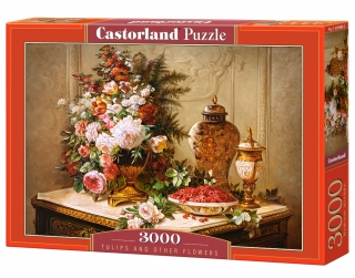 Puzzle Castorland Tulips and other Flowers 3000 dílků