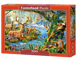 Puzzle Castorland Forest Life 500 dílků